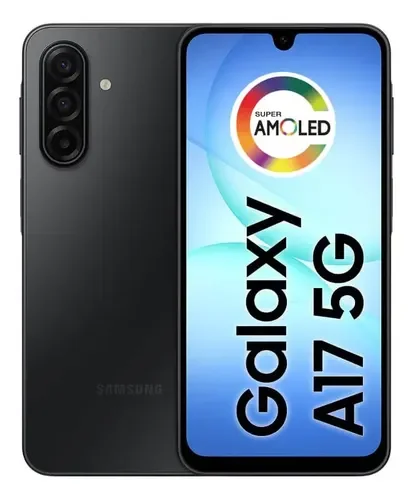 Celular Samsung Galaxy A17 5g Com Ia, 256gb, 8gb Ram, Câm De 50mp, Tela De 6.7 , Nfc, Ip54 - Preto