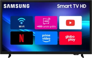 Samsung Smart TV 32" HD H5000F 2025: boa TV econômica para sua sala